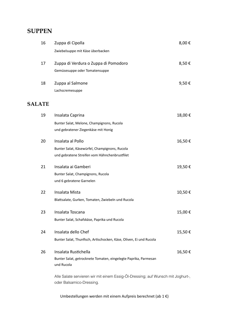 Speisekarte Hotel & Ristorante Il Duomo – Seite 3 von 12